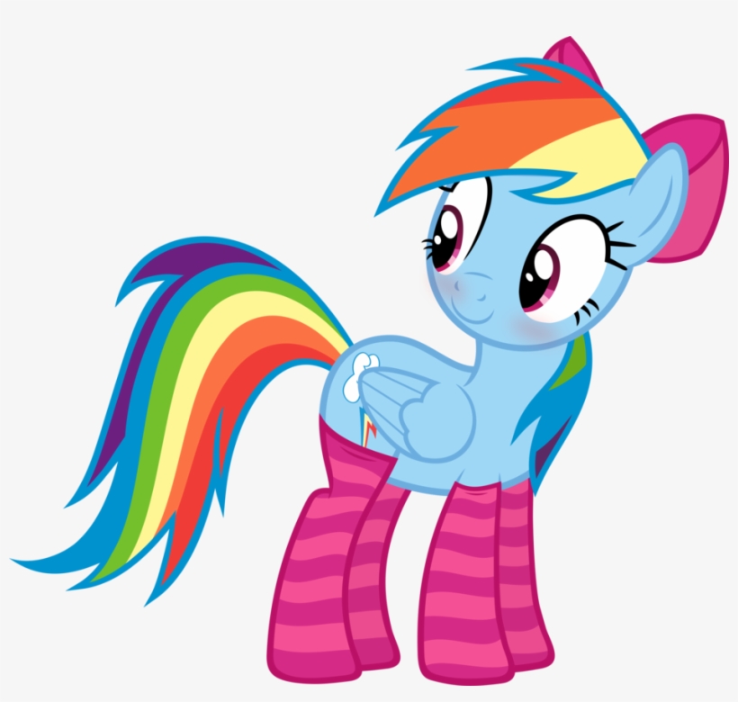 Rainbow Dash Girly, transparent png download