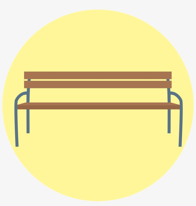 Bank Park Bench Sit Seat Bench Transparent Image - Circle, transparent png download