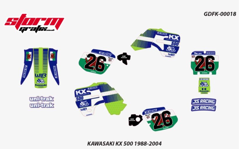 Kawasaki 125 250 1994 Neil Prince Rep - Motorcycle Protective Clothing, transparent png download