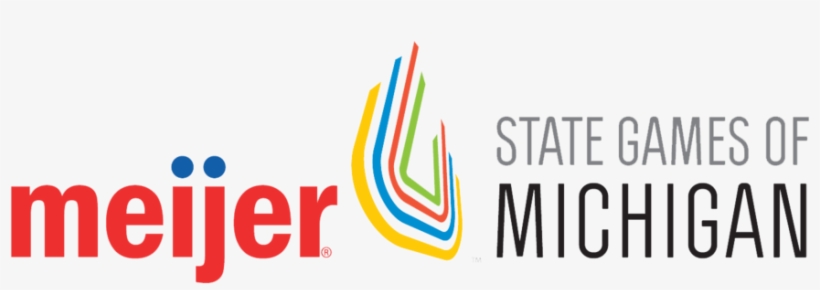 Meijer State Games Of Michigan Horizontal Logo, transparent png download