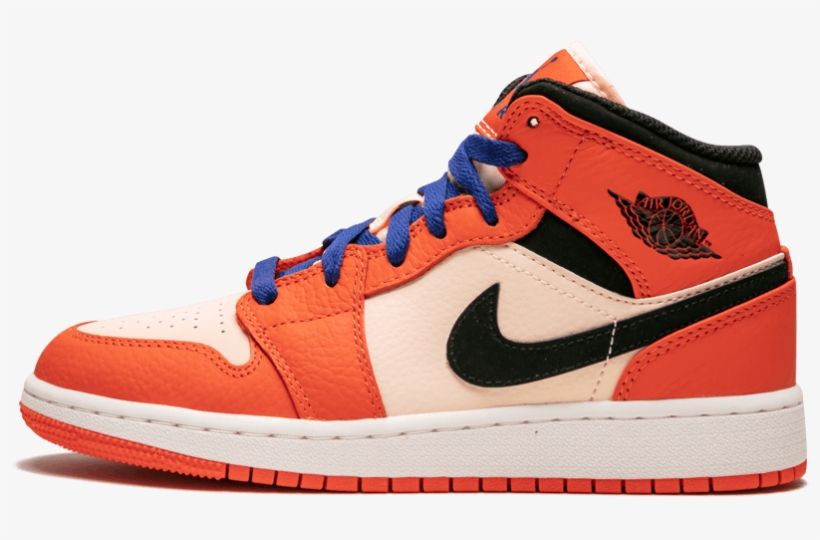 Air Jordan 1 Mid Se Gs, transparent png download