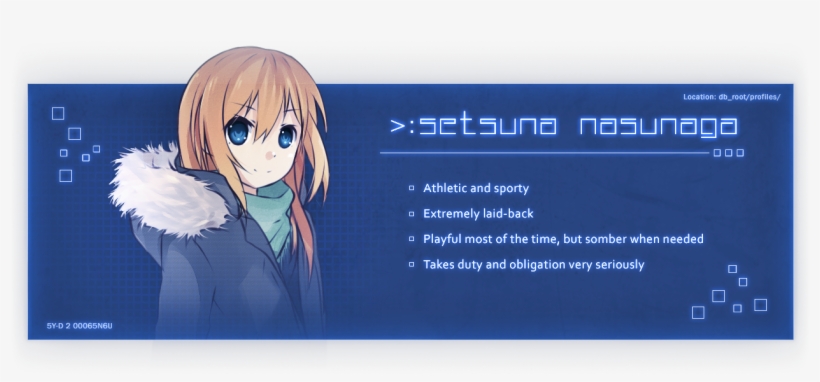 Char Card Setsuna - Anime, transparent png download