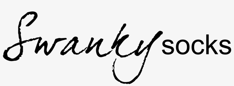 Swanky Socks - Calligraphy, transparent png download