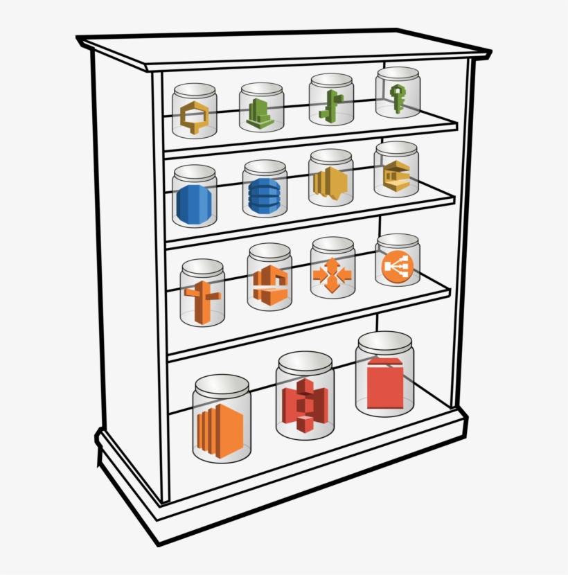 Shelf Computer Icons Amazon Web Services Download - Shelf Clip Art, transparent png download