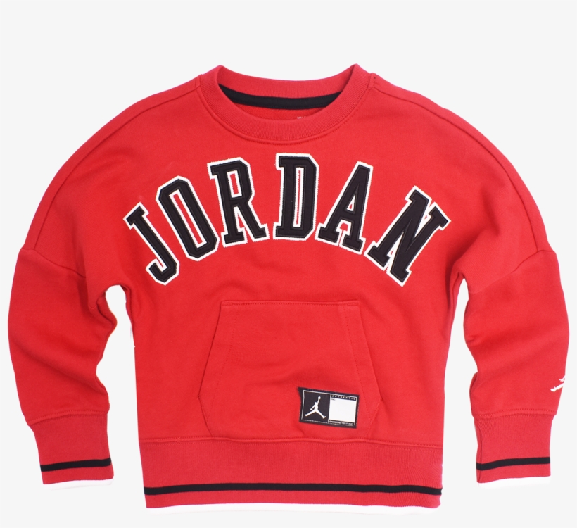 Jordan Boy's Classic Jordan Logo Pullover - Long-sleeved T-shirt, transparent png download
