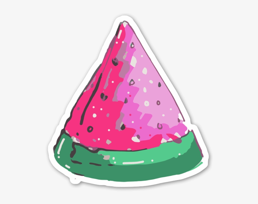 Watermelon Sticker - Illustration, transparent png download