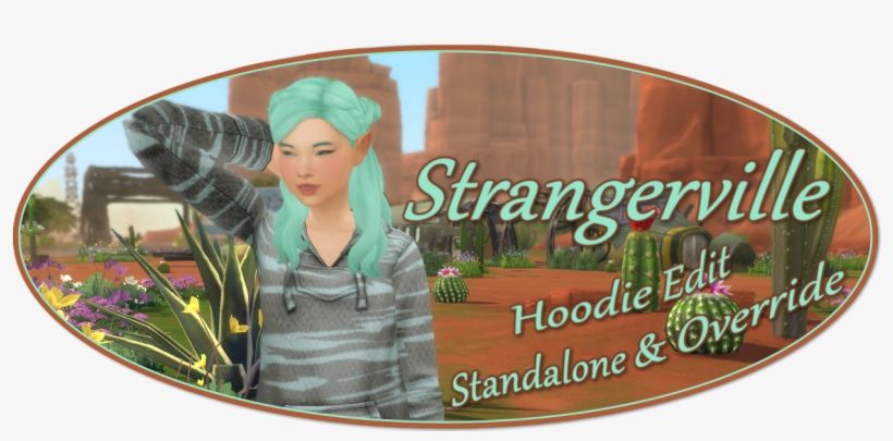 This Is Just A Simple Edit Of The Hoodie That Came - Girl, transparent png download