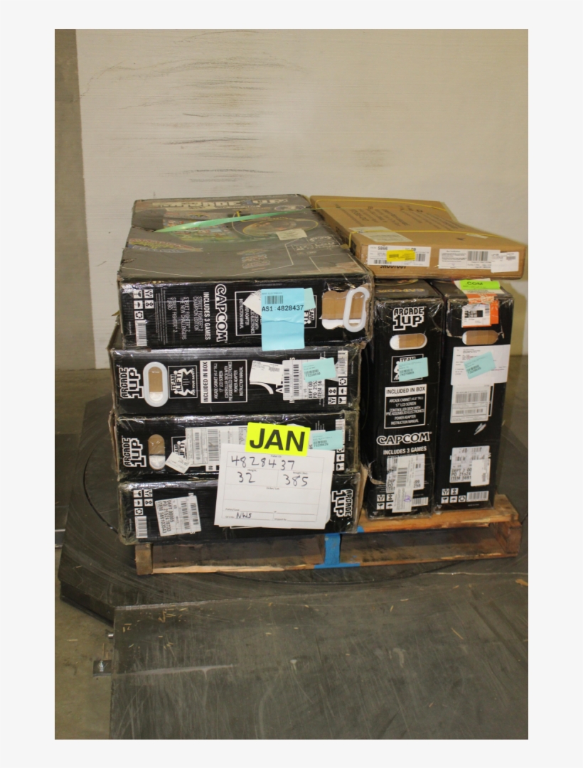 Pallet 6 Pcs Other Customer Returns Arcade 1up - Shelf, transparent png download