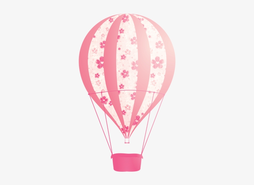 Freebie Pink Balloon - Pink Hot Air Balloon Png, transparent png download