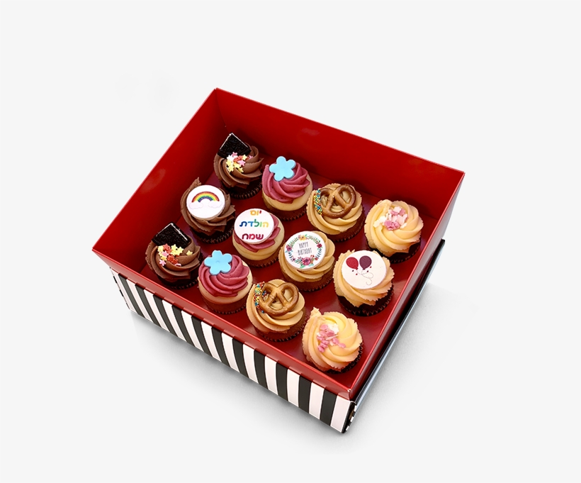 Medium Cupcakes Happy Birthday - Cupcake, transparent png download