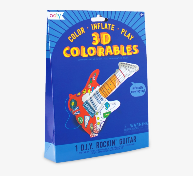 3d Colorables - Rockin' Guitar - Guitar, transparent png download
