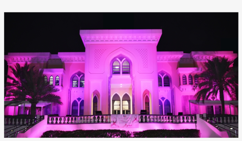 Embassy Goes Pink In Honor Of Breast Cancer Awareness - Lighting, transparent png download