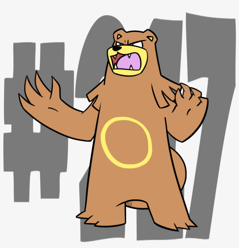 Cran Ursaring Pokemon Pokemonaday Https - Cartoon, transparent png download