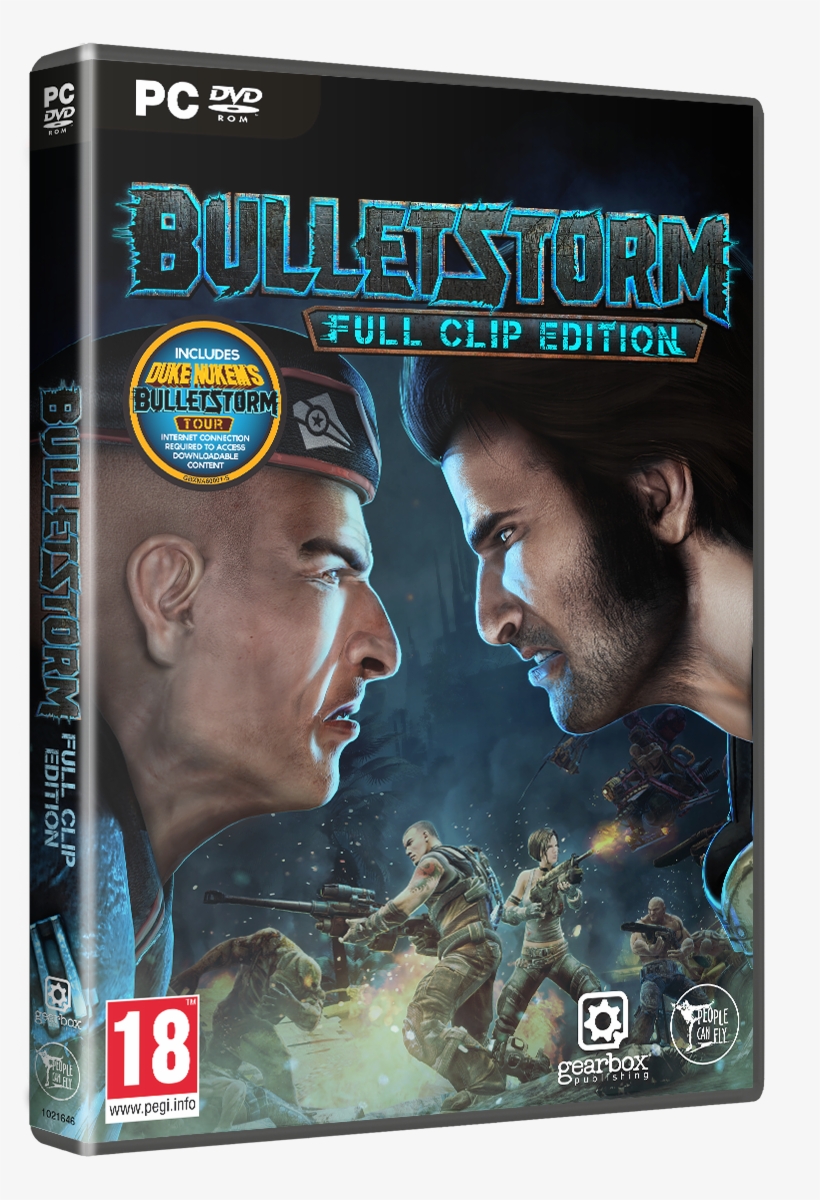 Full Clip Edition - Bulletstorm Ps4 Cover, transparent png download