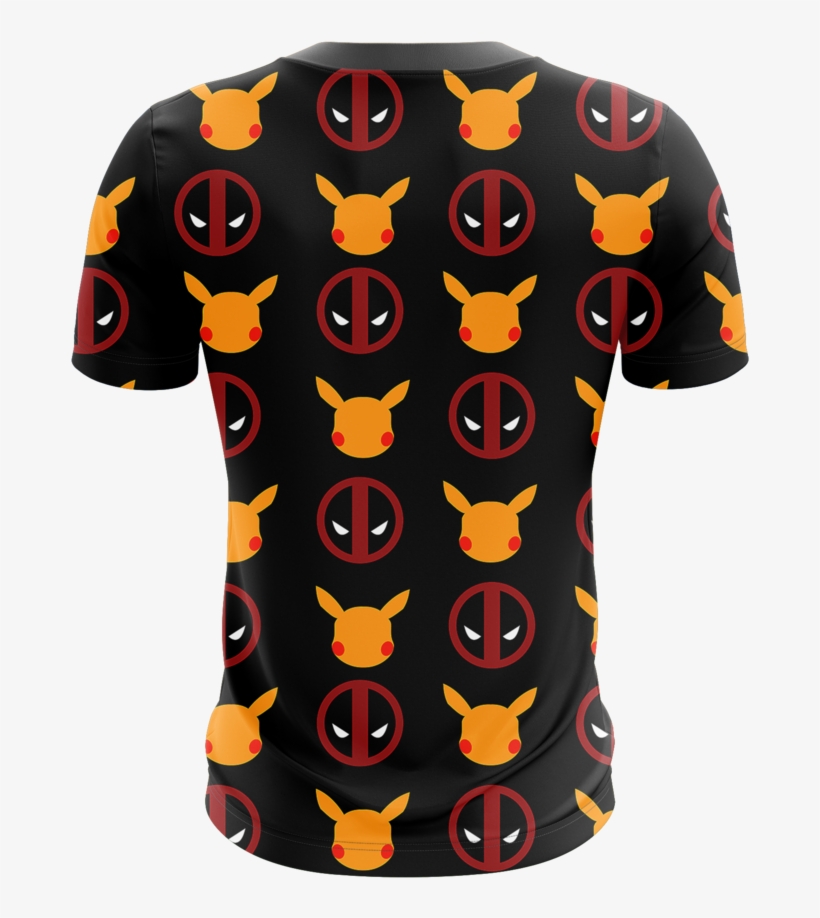Pikapool Deadpool And Pikachu Unisex 3d T Shirt Fullprinted - Deadpool, transparent png download