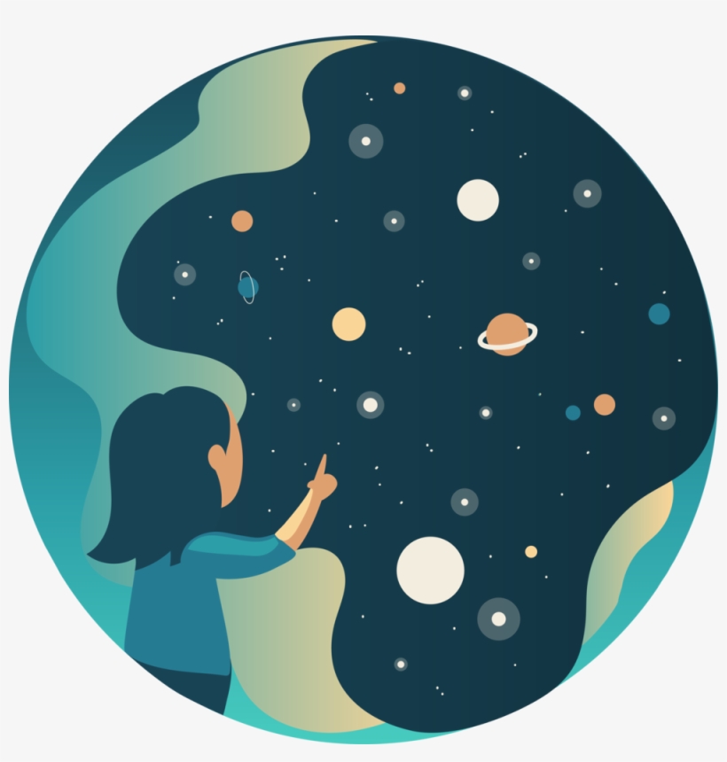 Skygazing - Illustration, transparent png download