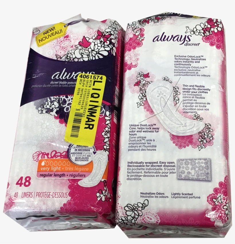 Always Discreet Incontinence Liners - Kitten, transparent png download