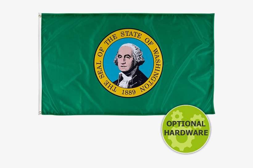 Washington State Flag - Washington State Seal, transparent png download