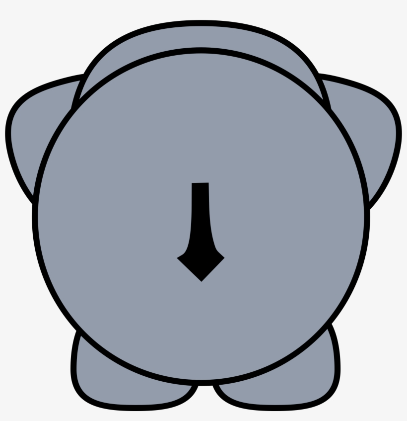 This Free Icons Png Design Of Elephant 2 Back, transparent png download