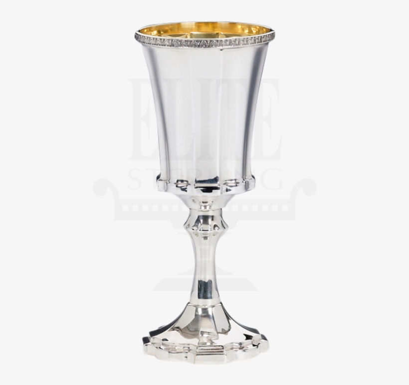 Close Kobalt Smooth Kiddush Goblet - Champagne Stemware, transparent png download
