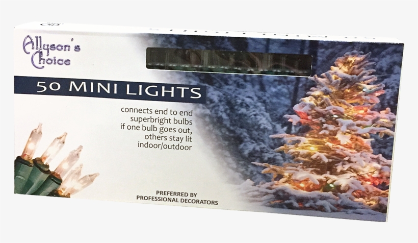 11' String Of 50 White Lights - Christmas Tree, transparent png download