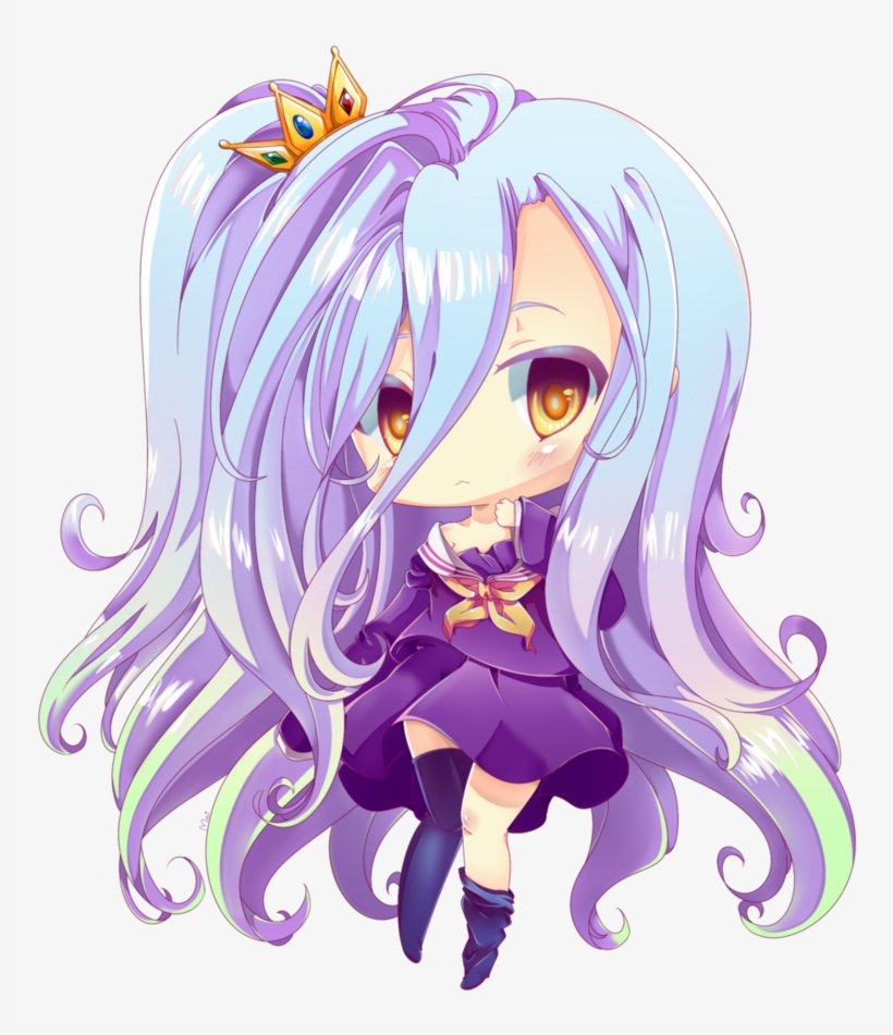Shiro - Shiro Chibi No Game No Life Png, transparent png download