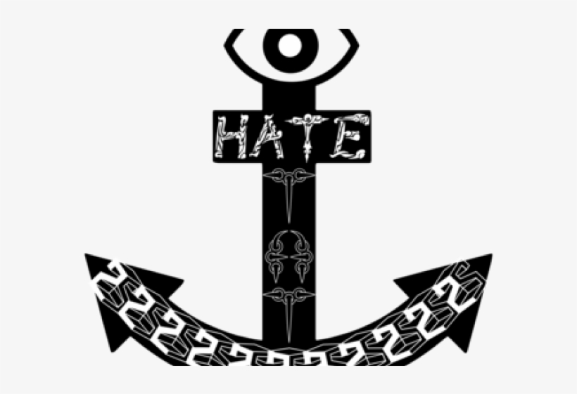 Nautical Star Tattoos Clipart Anchor - Clip Art, transparent png download