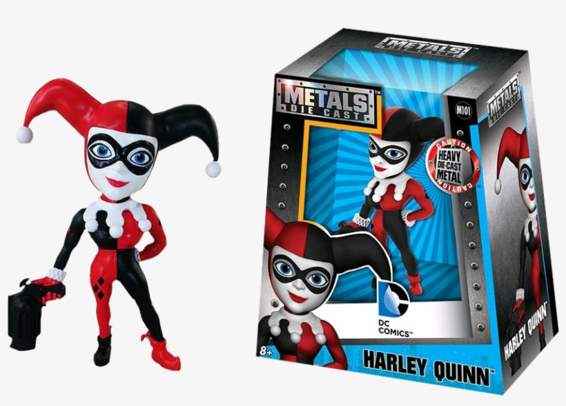 Harley Quinn 4" Metals Die-cast Action Figure - Metals Die Cast Harley Quinn, transparent png download