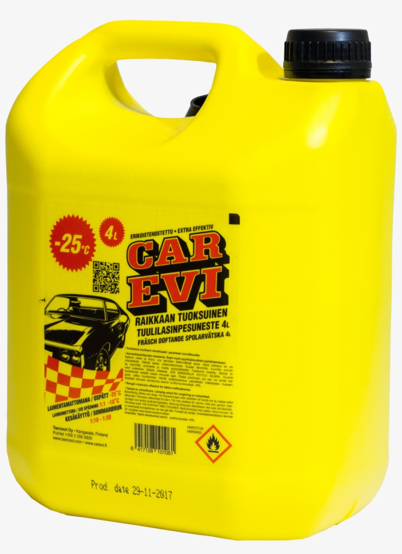 Windshield Washer Fluid - Bee, transparent png download