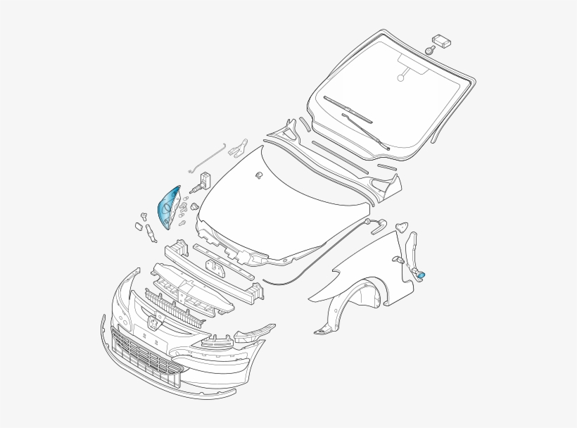 Genuine Peugeot Windscreen Rain Sensor - Porsche, transparent png download