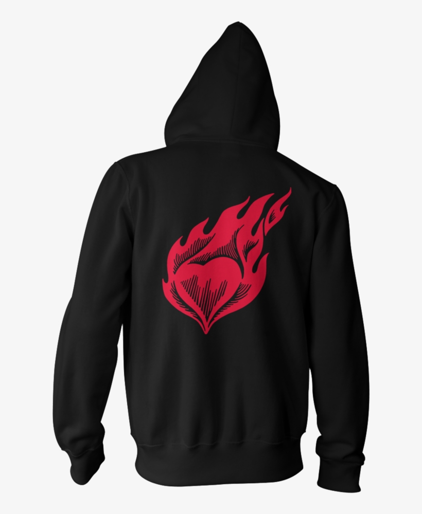 Heart On Fire Hoodie - Metallica Phantom Lord Hoodie, transparent png download