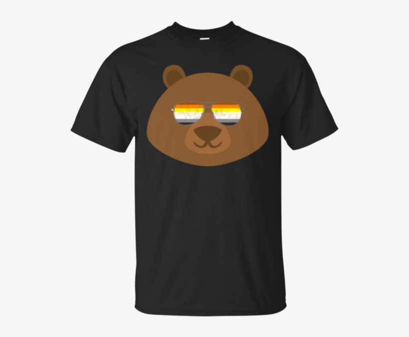 Gay Bear Sunglasses Gay Pride T Shirt - Shirt, transparent png download