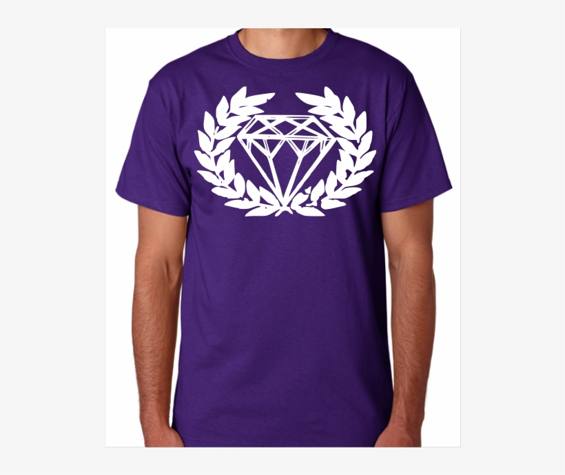 Image Of Purple Diamond Wreath - Crest, transparent png download