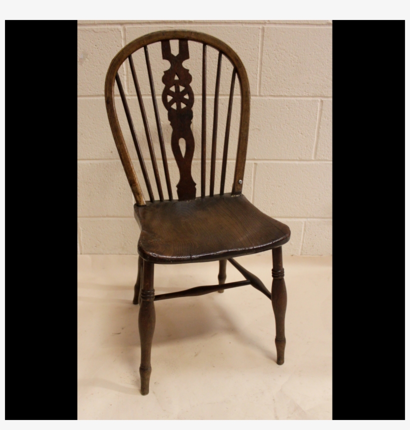 0085208 Wagon Wheel Dining Chairs X4 - Windsor Chair, transparent png download