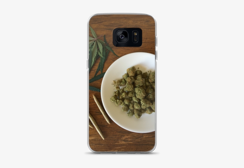 Weed On Dah Plate Samsung Case - Hachis Espana, transparent png download