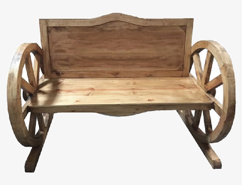 Ltsal18 Wagon Wheel Bench - Bench, transparent png download