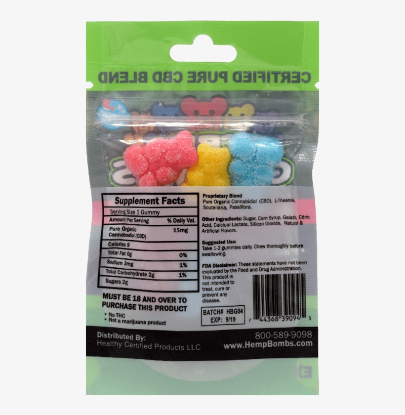 Hemp Bombs Cbd Gummies - Hemp Bomb Cbd Gummies, transparent png download