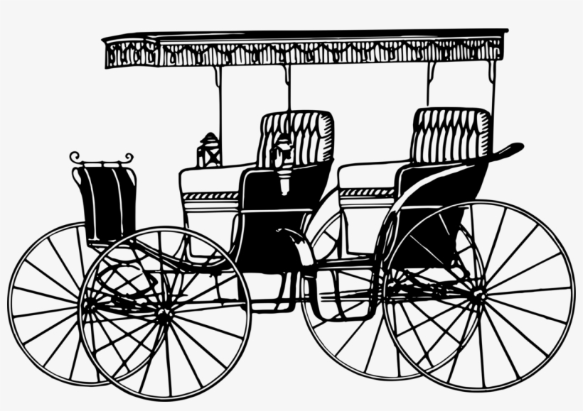 Carriage Surrey Wheel Wagon - Carriage, transparent png download