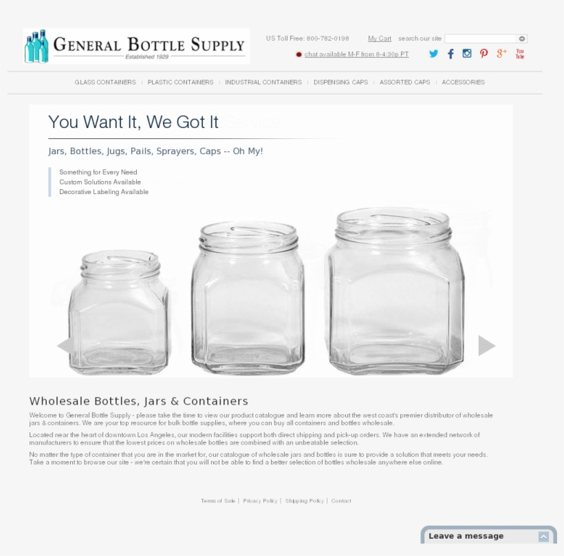 General Bottle Supply Competitors, Revenue And Employees - Glass Bottle, transparent png download