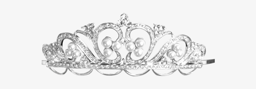 Pearl Crystal Tiara - Tiara, transparent png download