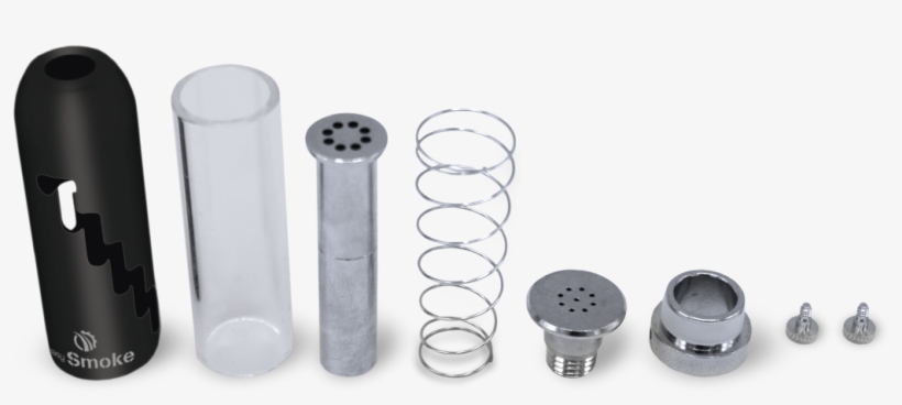 Mini Twisty Glass Blunt Aluminum Pipe For Herbs Tobacco - Tool Socket, transparent png download