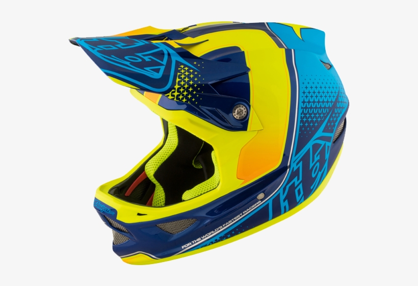 Photo De Casque D3 Composite Starburst Yellow - Troy Lee Designs Helmet, transparent png download