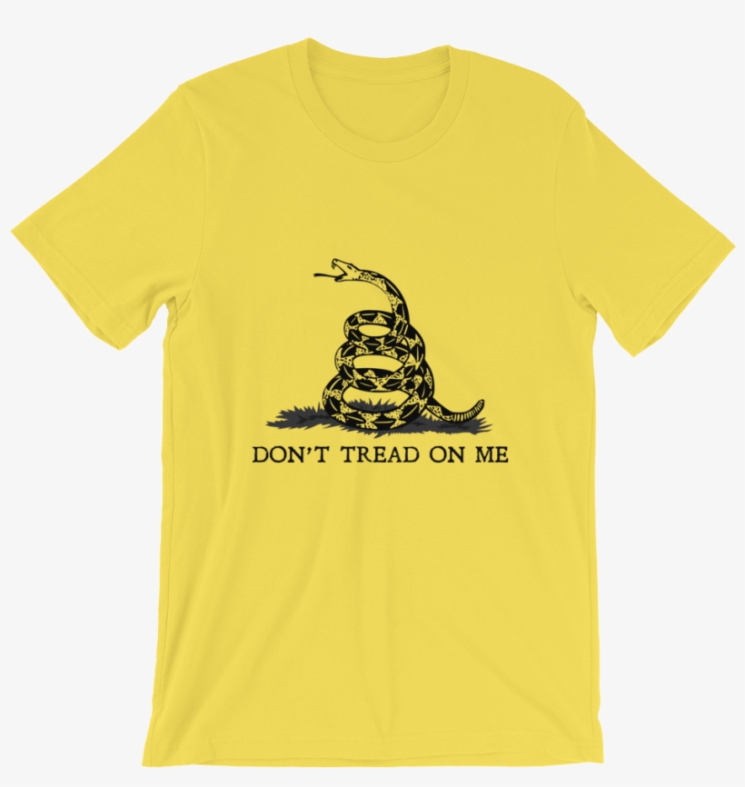 Don't Tread On Me Gadsden T-shirt - Make Faces With Parentheses, transparent png download