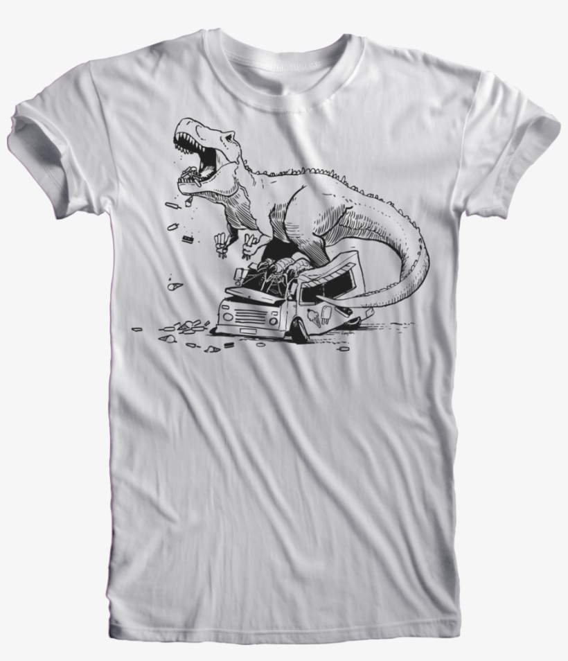 Download Image Of T Rex Ice Cream Truck Freezer Friday Shirt Moto Guzzi T Shirts Uk Transparent Png 897x1000 Free Download On Nicepng