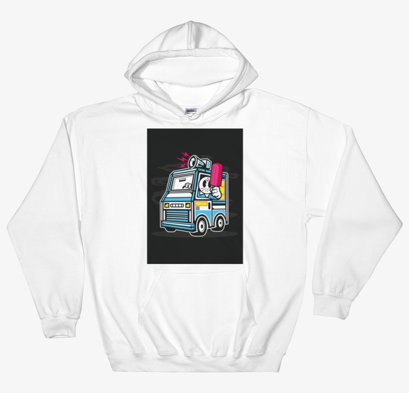 Ice Cream Truck - Hoodie, transparent png download