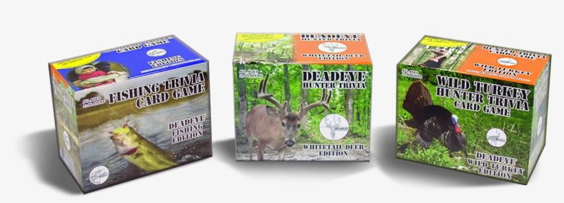 Deadeye Hunter Trivia Game Boxes - Reindeer, transparent png download