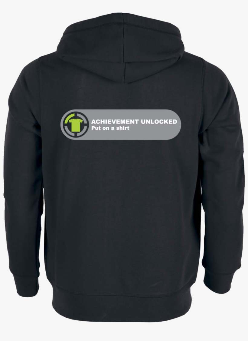 Achievement Unlocked Sweatshirt Stanley Hoodiejacket - Sweatshirt, transparent png download