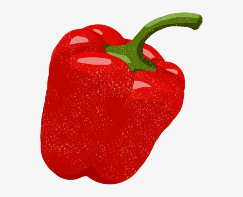 Red Pepper - Red Bell Pepper, transparent png download