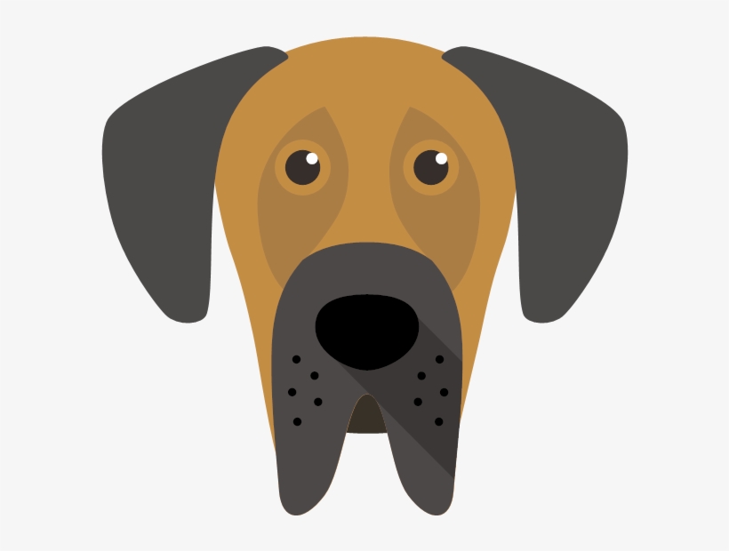 Greatdane-01 Yappicon - Companion Dog, transparent png download