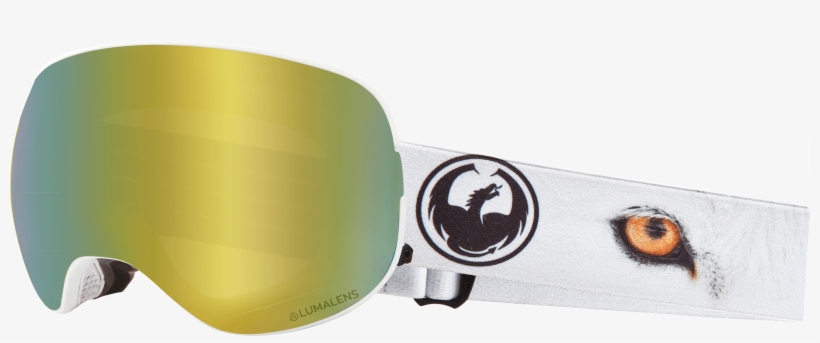 Prey With Lumalens Gold Ionized Dark Smoke Lens - Dragon Goggles, transparent png download